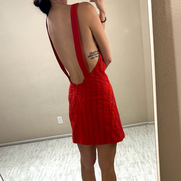 Free People Backless Mini Dress - Picture 1 of 11